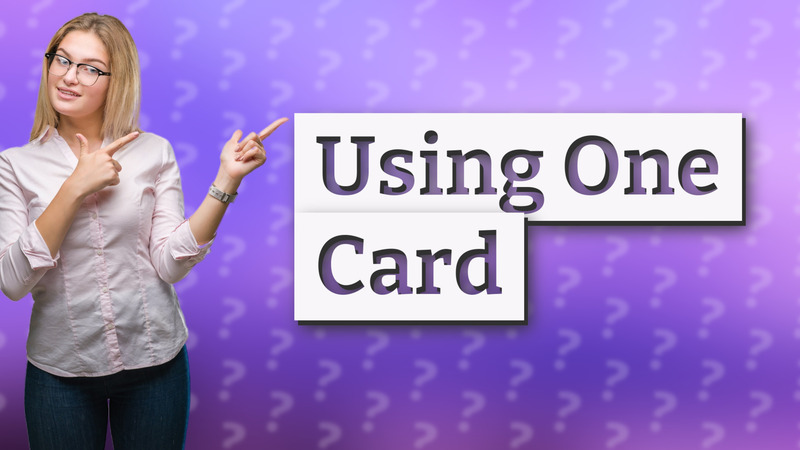 Using One Card