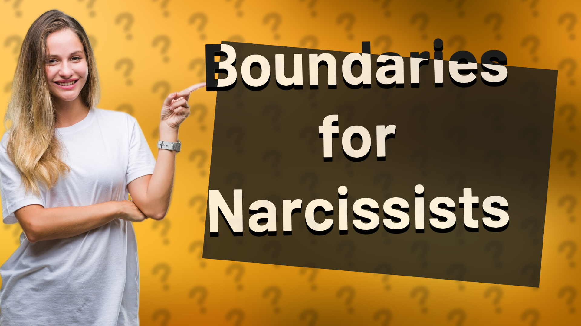 Boundaries for Narcissists