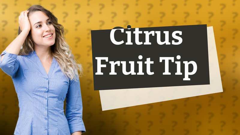 Citrus Fruit Tip
