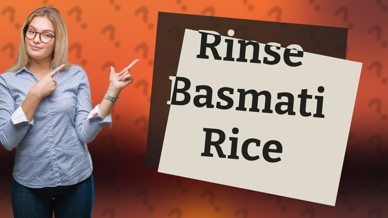 Rinse Basmati Rice
