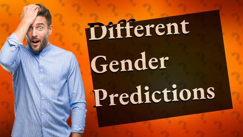 Different Gender Predictions