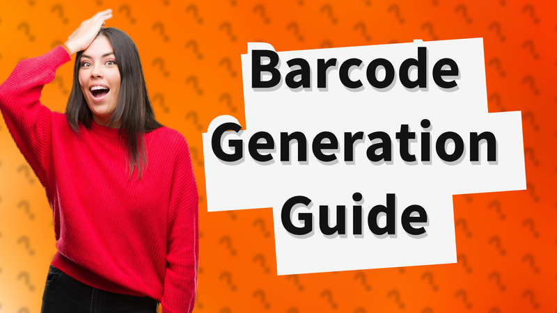 Barcode Generation Guide
