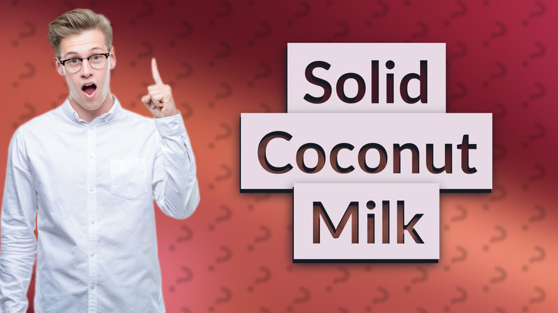Solid Coconut Milk