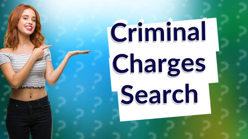 Criminal Charges Search
