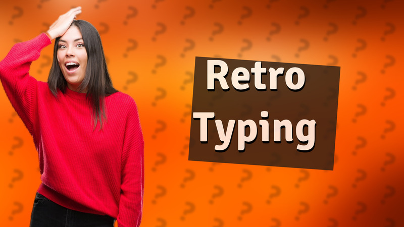Retro Typing