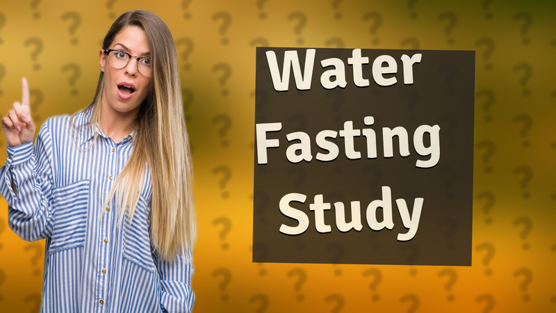 Water Fasting Study