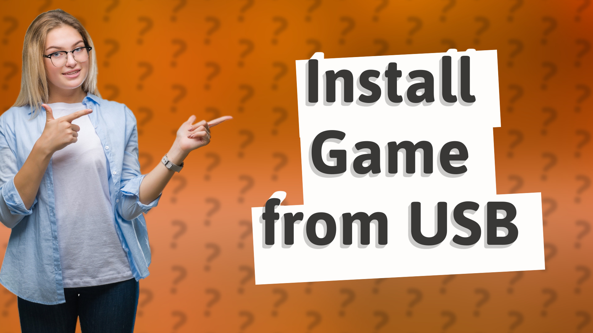 Install Game from USB