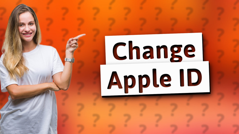 Change Apple ID