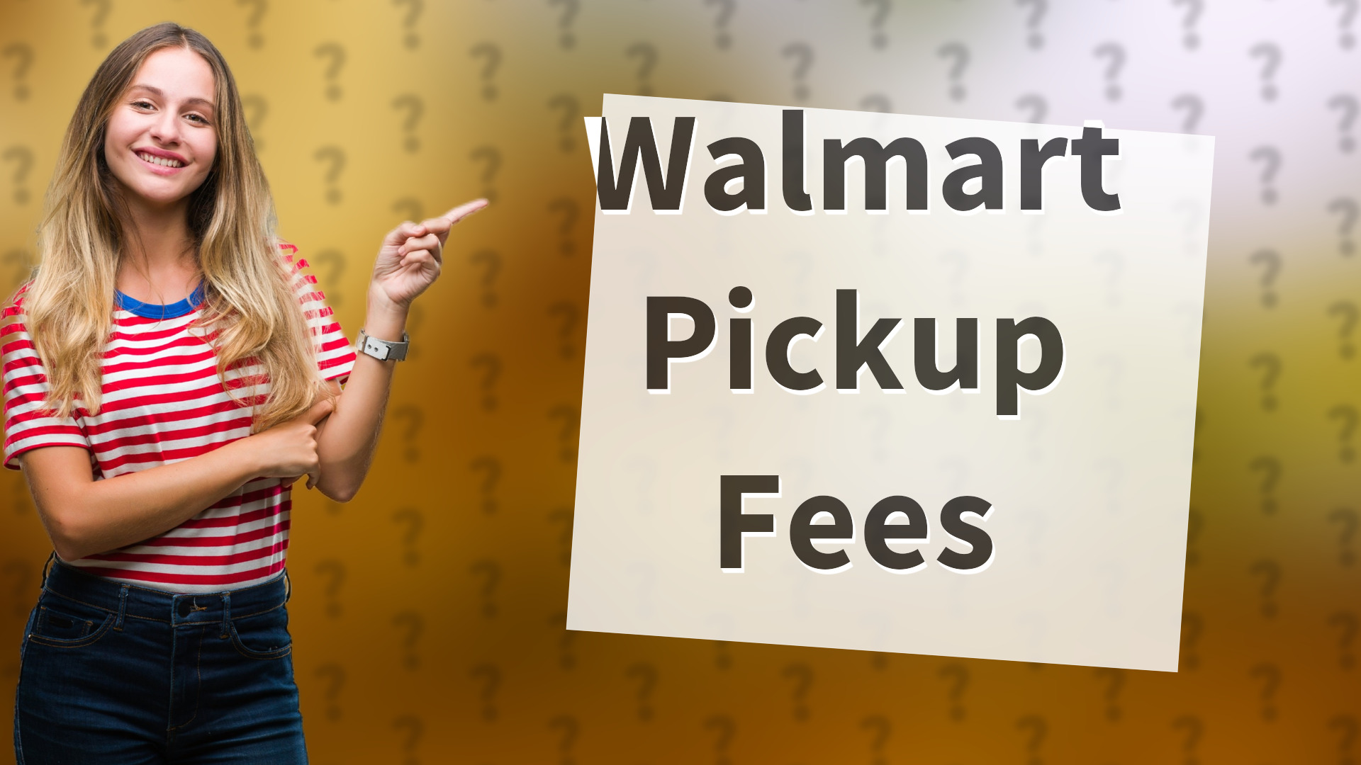 Walmart Pickup Fees