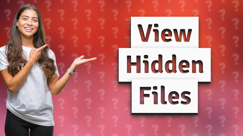 View Hidden Files