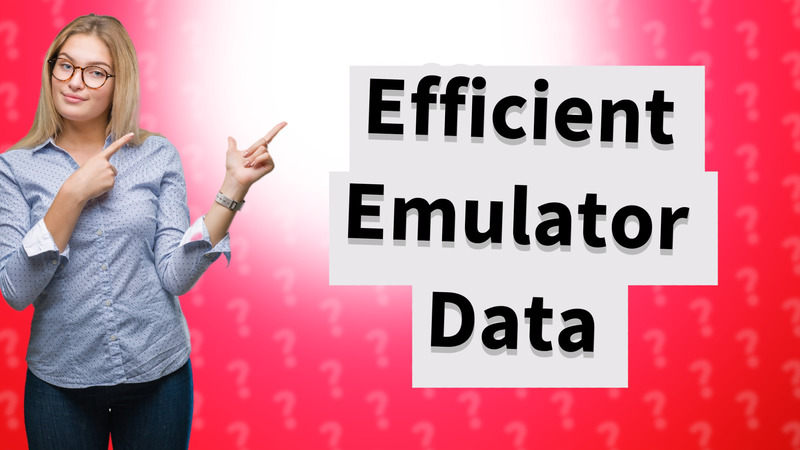 Efficient Emulator Data