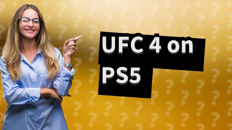 UFC 4 on PS5