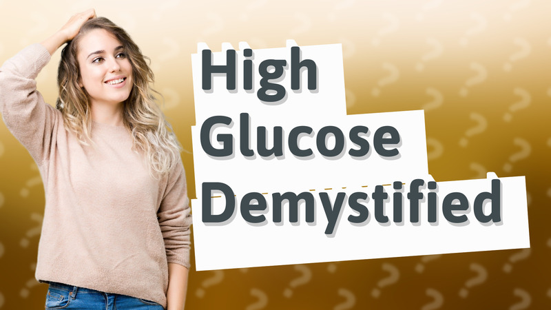 High Glucose Demystified