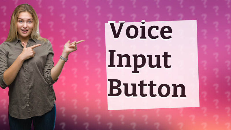 Voice Input Button