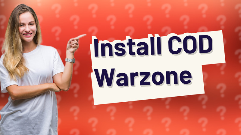 Install COD Warzone