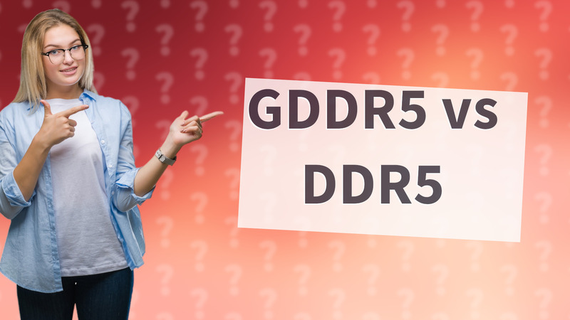 GDDR5 vs DDR5
