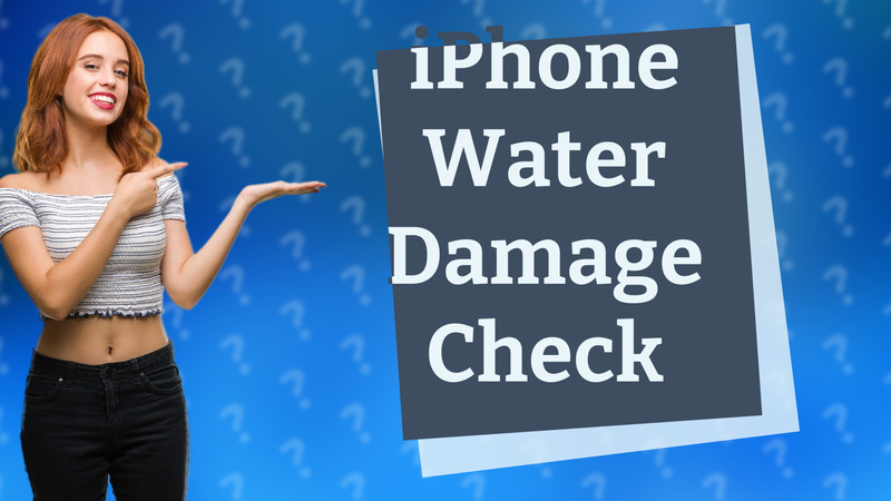 iPhone Water Damage Check