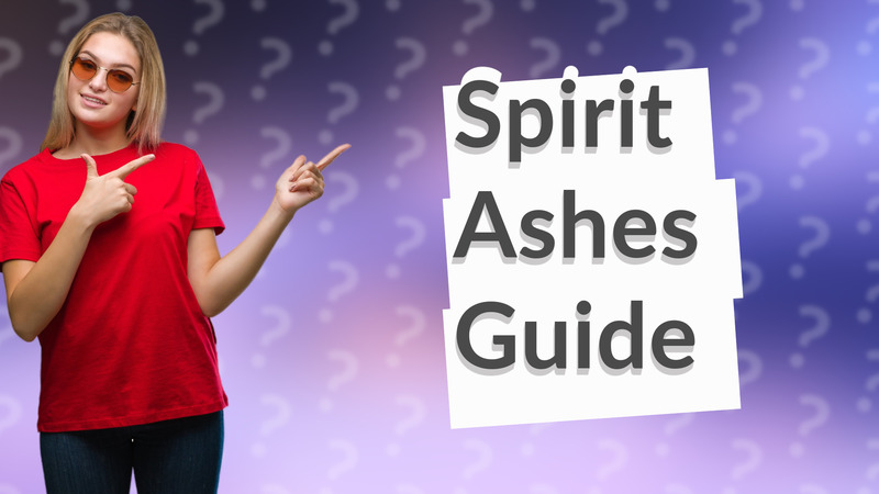 Spirit Ashes Guide
