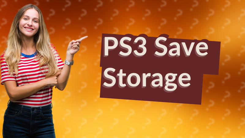 PS3 Save Storage