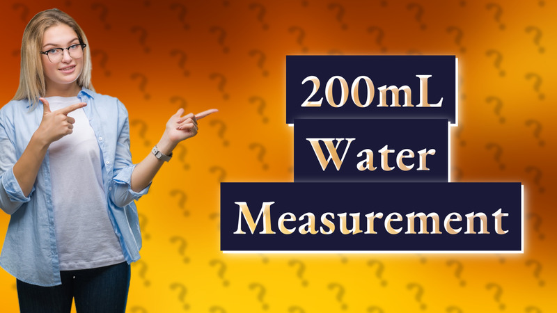 200mL Water Measurement