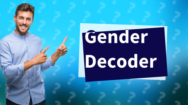 Gender Decoder