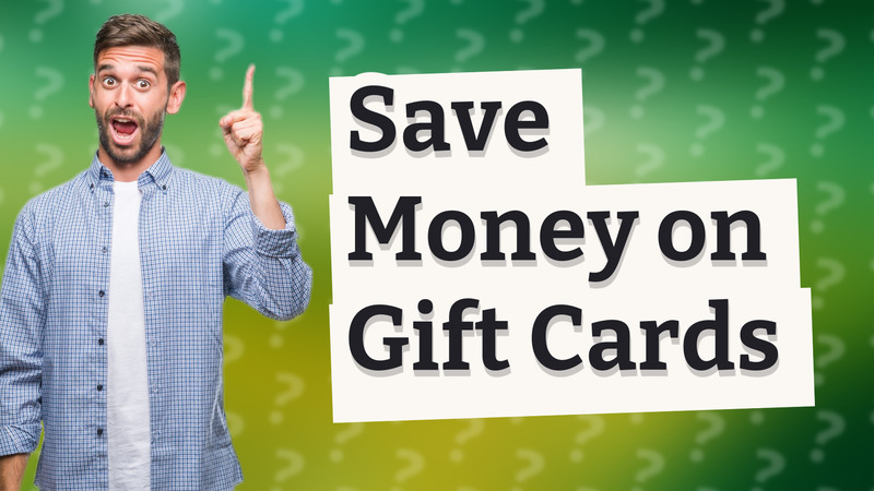 Save Money on Gift Cards