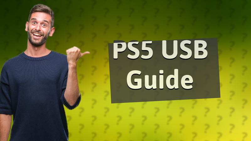 PS5 USB Guide