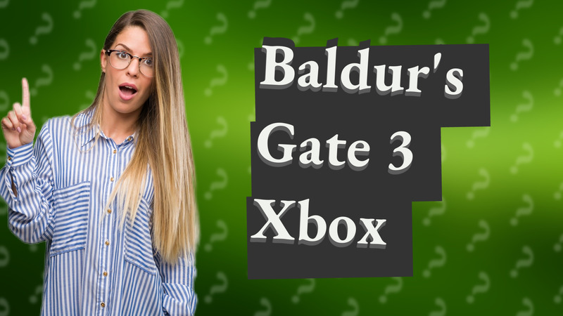 Baldur's Gate 3 Xbox