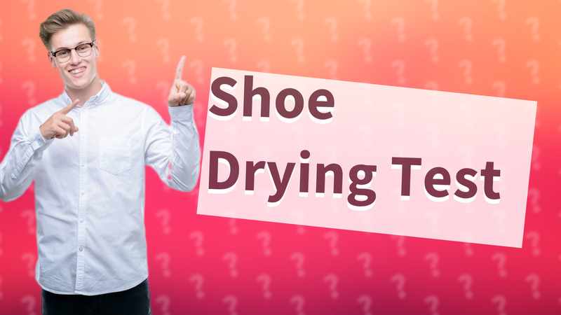 Shoe Drying Test