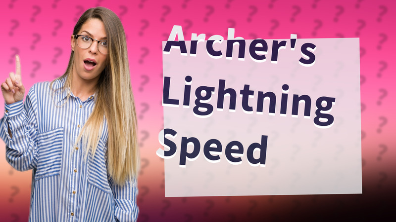Archer's Lightning Speed