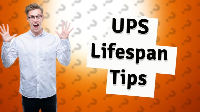 UPS Lifespan Tips