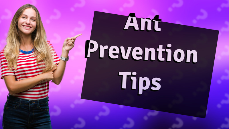 Ant Prevention Tips