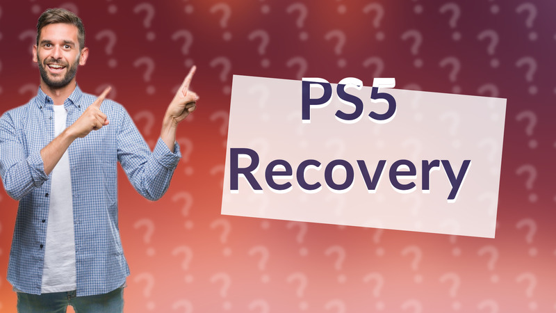PS5 Recovery