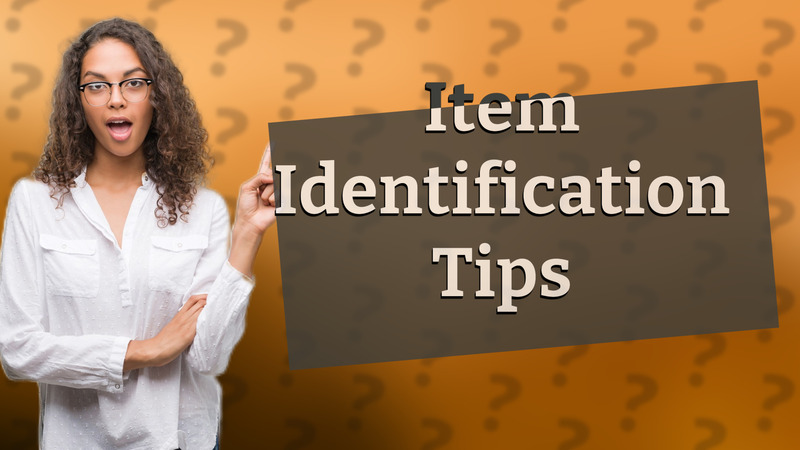 Item Identification Tips