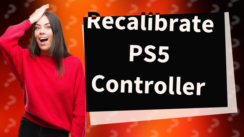 Recalibrate PS5 Controller