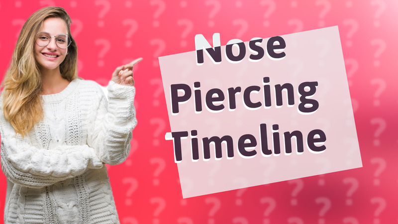Nose Piercing Timeline