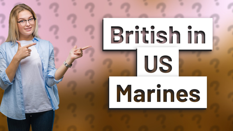 British in US Marines
