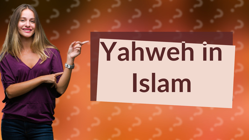 Yahweh in Islam