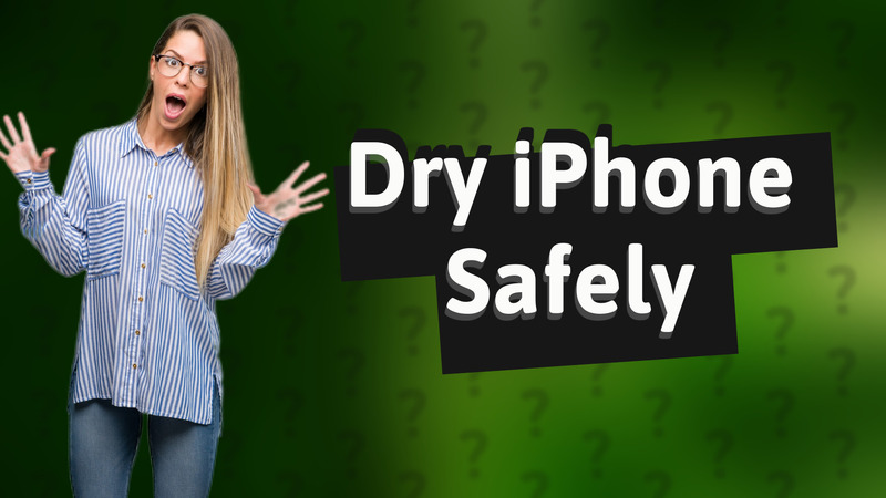 Dry iPhone Safely