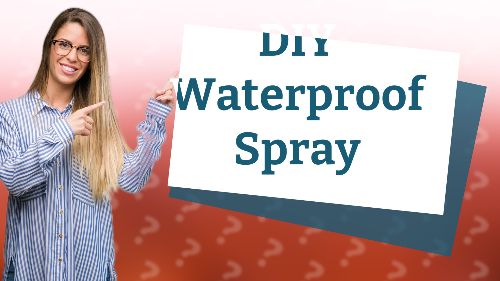 DIY Waterproof Spray