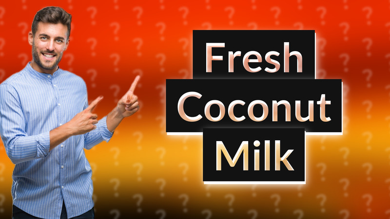 Fresh Coconut Milk