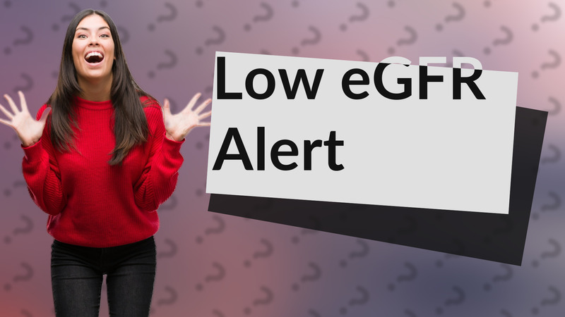 Low eGFR Alert