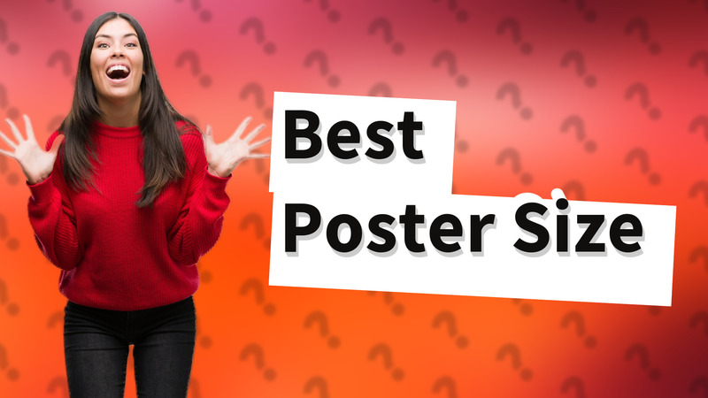 Best Poster Size