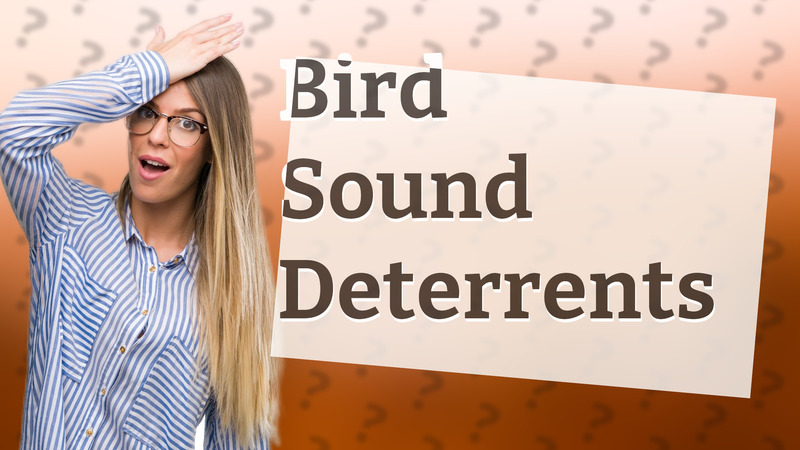 Bird Sound Deterrents