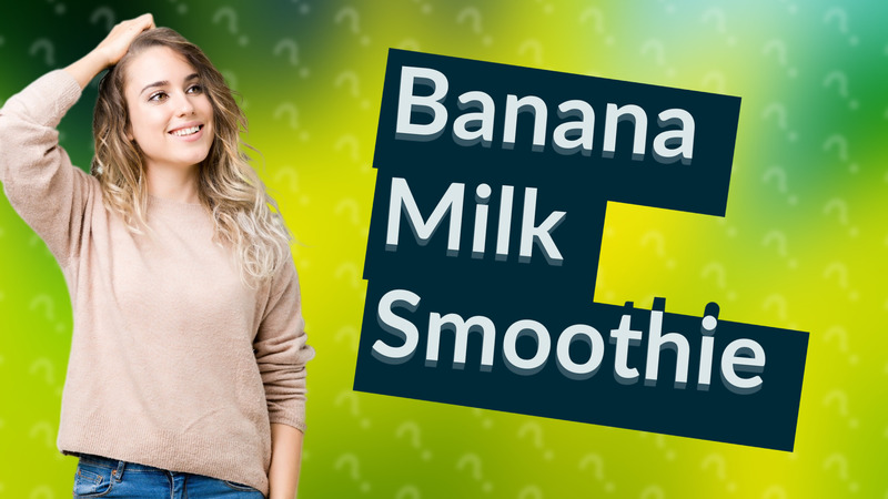 Banana Milk Smoothie