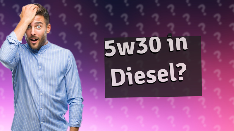 5w30 in Diesel?