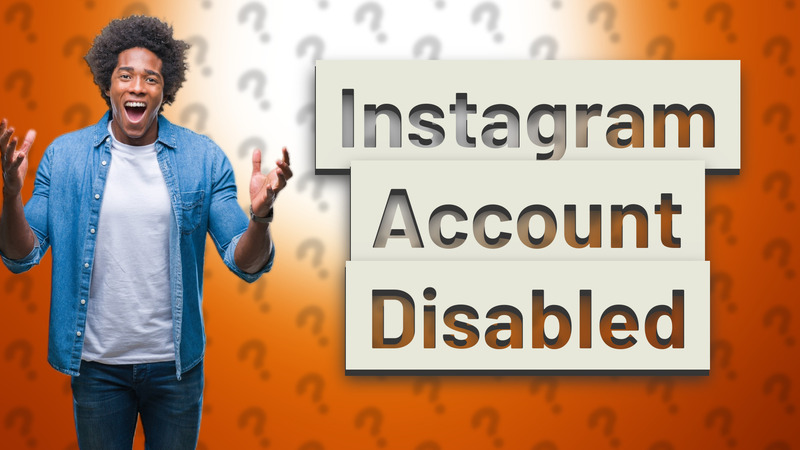 Instagram Account Disabled