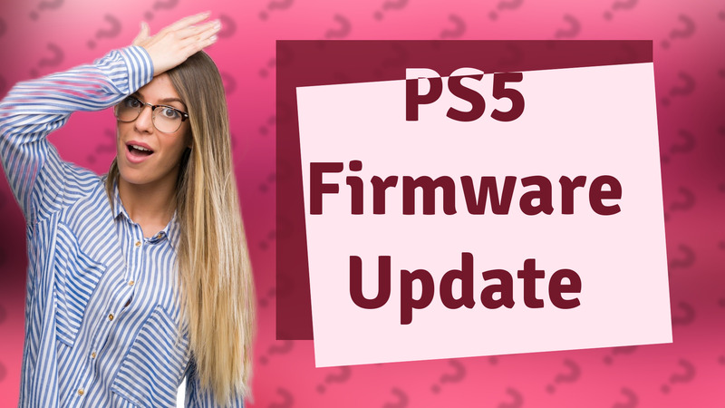 PS5 Firmware Update