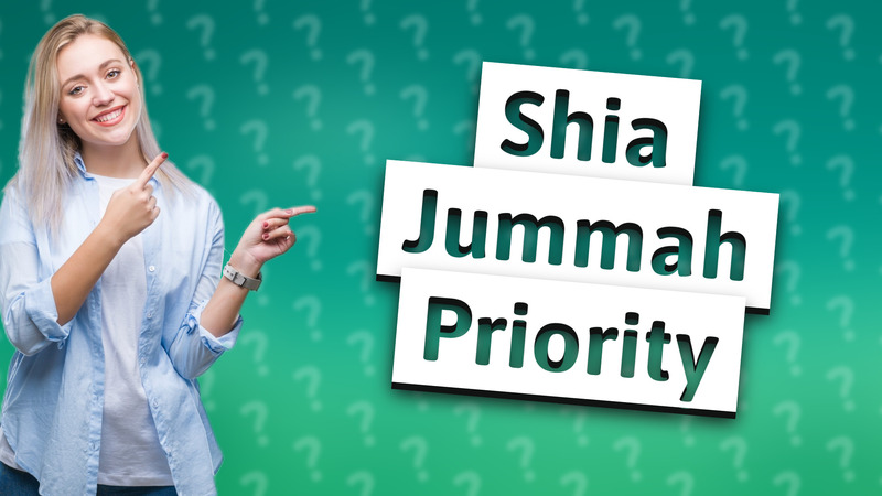 Shia Jummah Priority