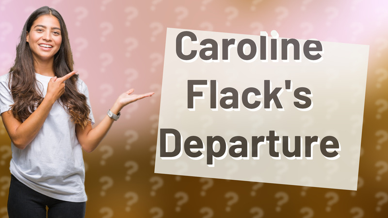 Caroline Flack's Departure